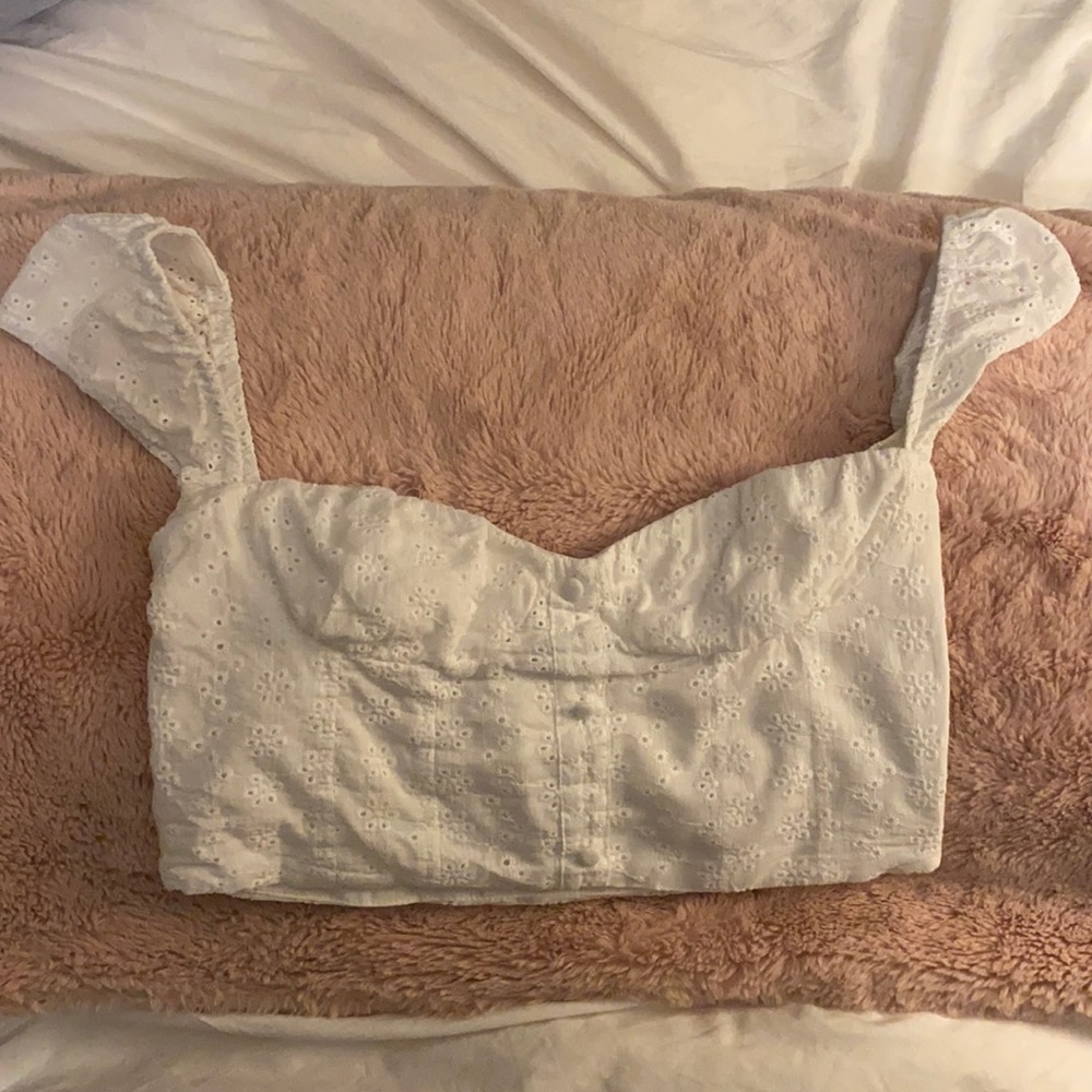 Princess Polly White Bustier Top